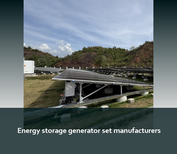 Energy storage generator set manufacturers