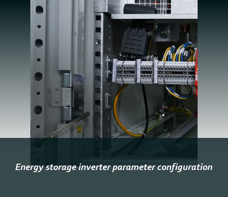 Energy storage inverter parameter configuration