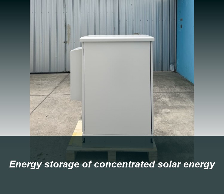 Energy storage of concentrated solar energy