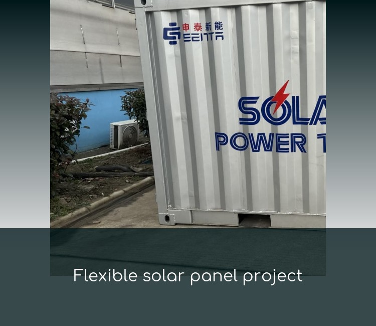 Flexible solar panel project