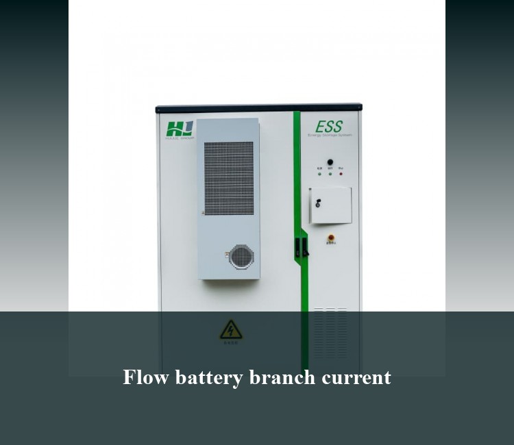 Flow battery branch current