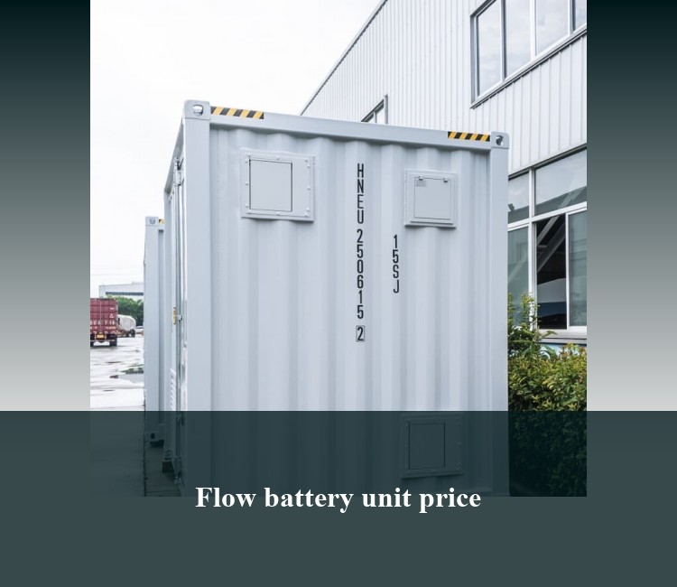 Flow battery unit price