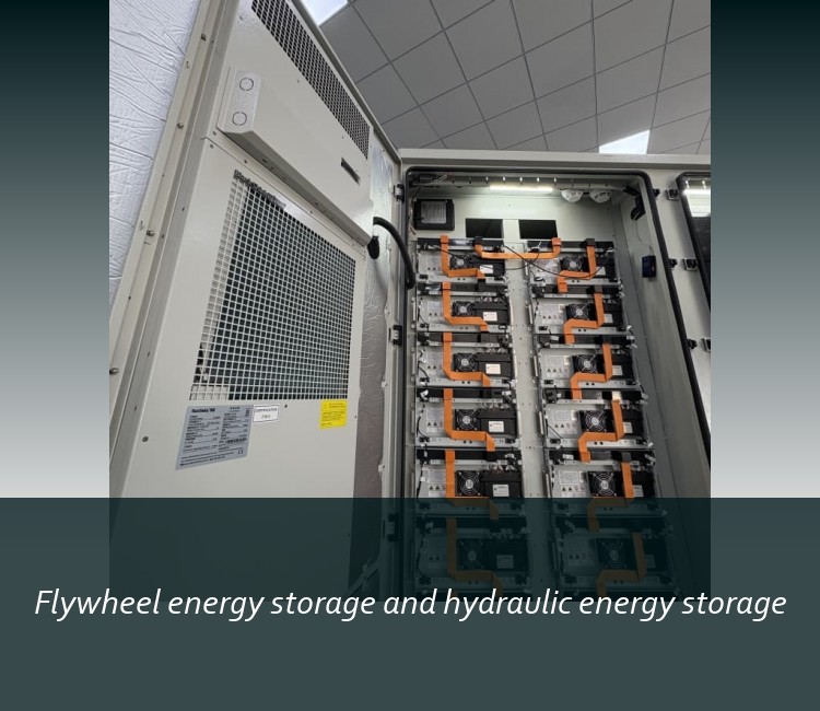 Flywheel energy storage and hydraulic energy storage