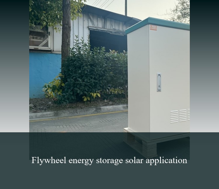 Flywheel energy storage solar application