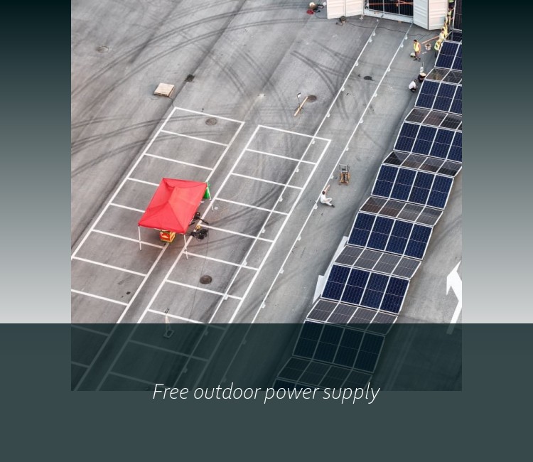 Free outdoor power supply