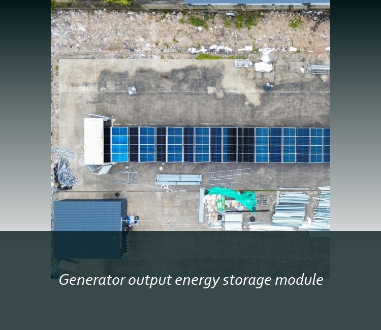 Generator output energy storage module