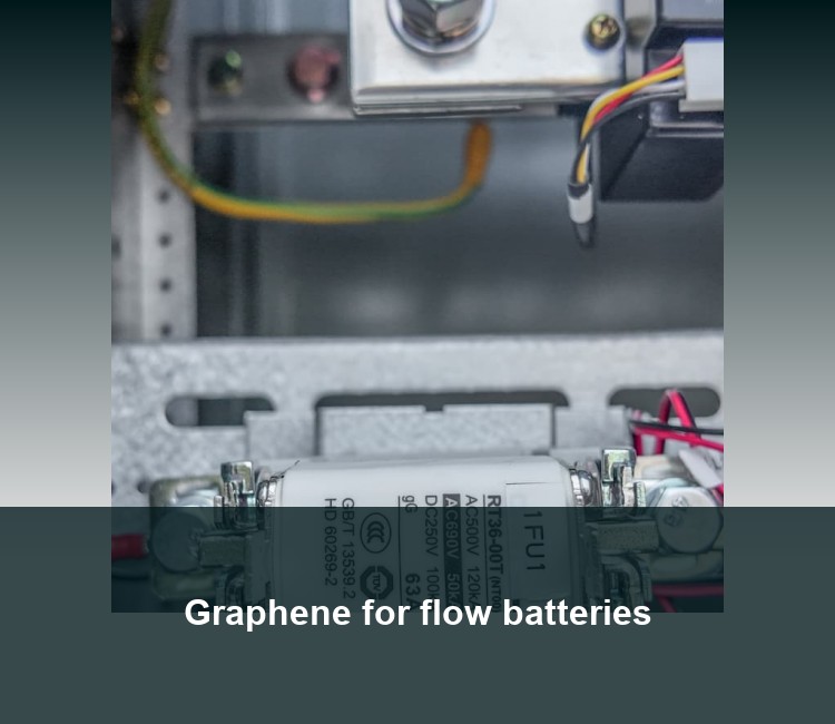 Graphene for flow batteries