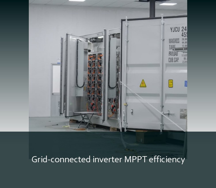 Grid-connected inverter MPPT efficiency