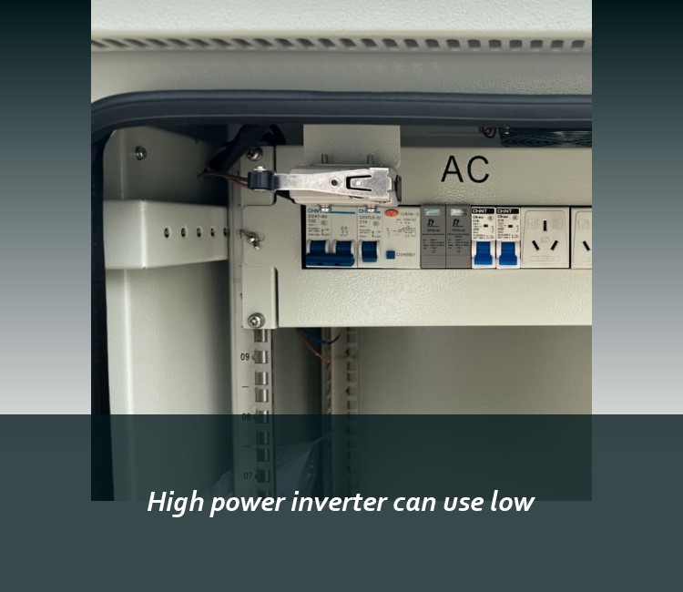 High power inverter can use low