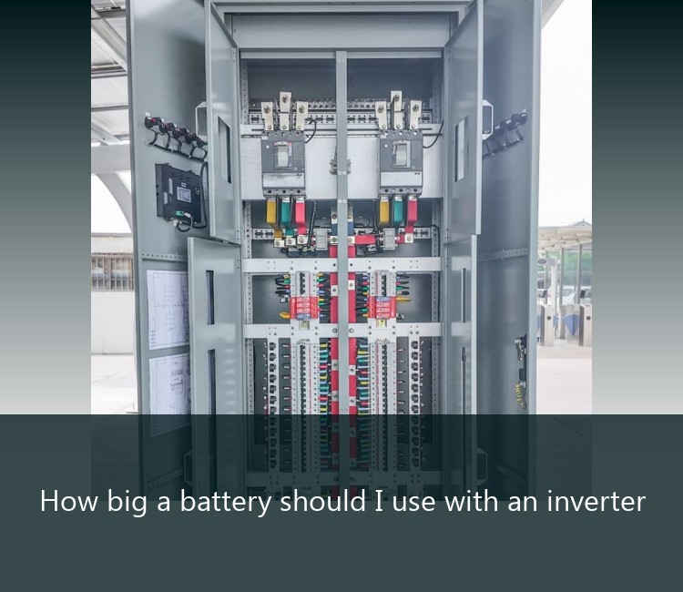 How big a battery should I use with an inverter