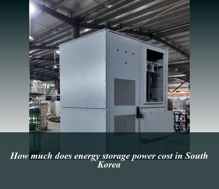 How much does energy storage power cost in South Korea