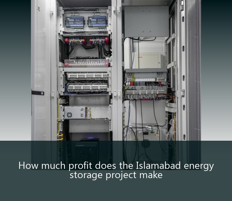 How much profit does the Islamabad energy storage project make