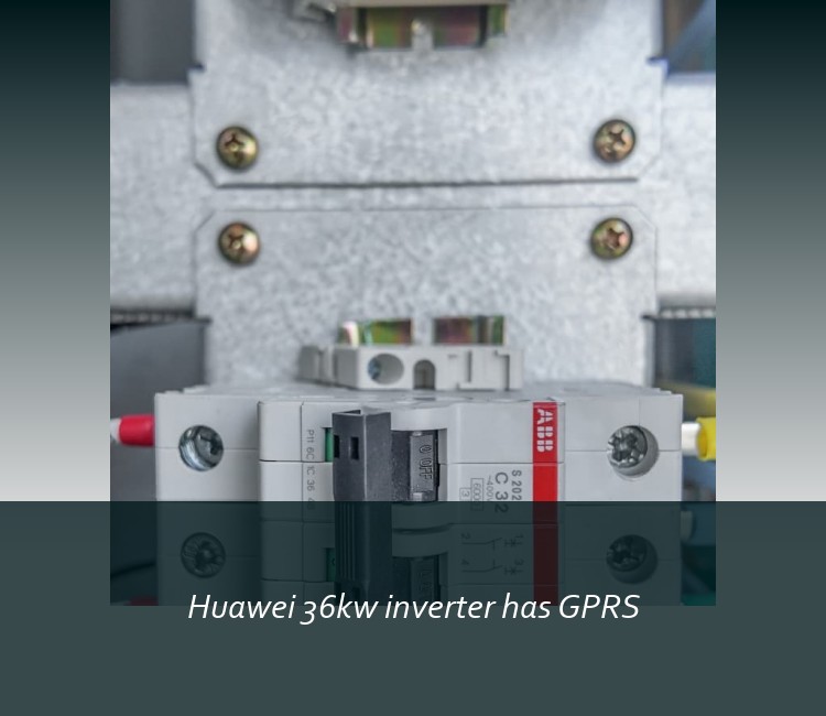 Huawei 36kw inverter has GPRS