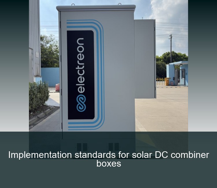Implementation standards for solar DC combiner boxes