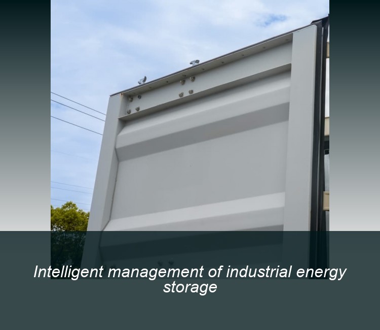Intelligent management of industrial energy storage