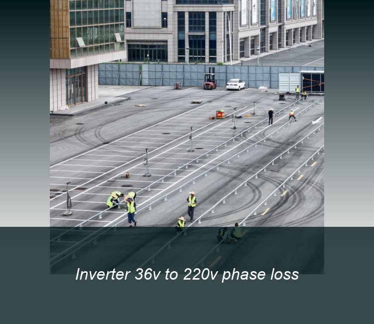 Inverter 36v to 220v phase loss