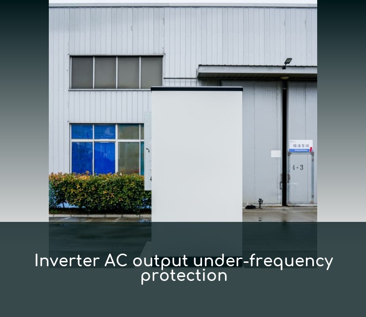 Inverter AC output under-frequency protection