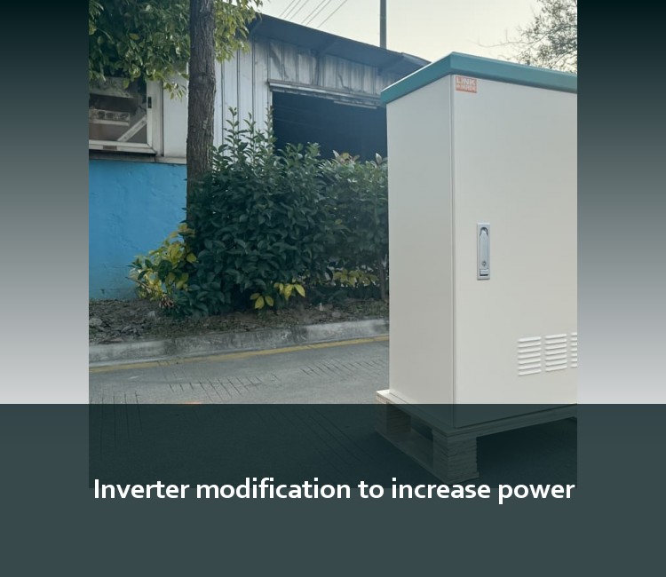 Inverter modification to increase power