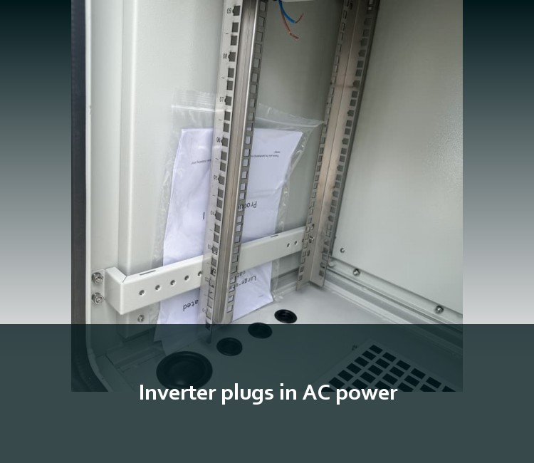 Inverter plugs in AC power