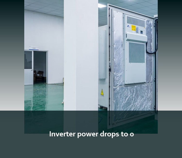 Inverter power drops to 0