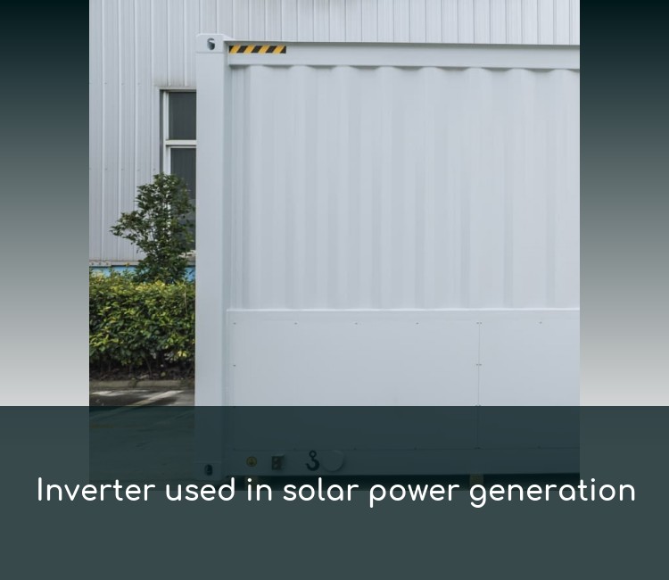 Inverter used in solar power generation