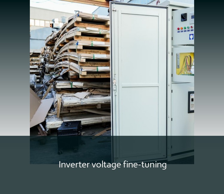 Inverter voltage fine-tuning