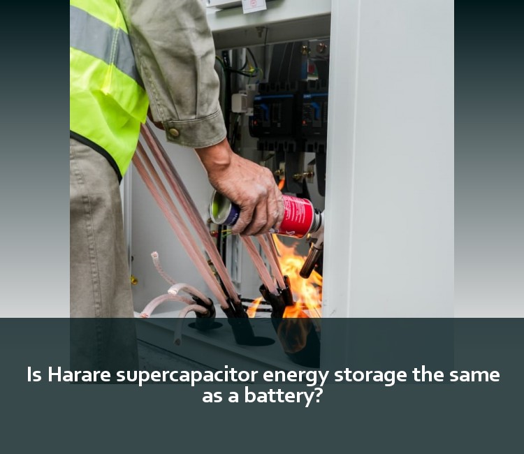 Is Harare supercapacitor energy storage the same as a battery?