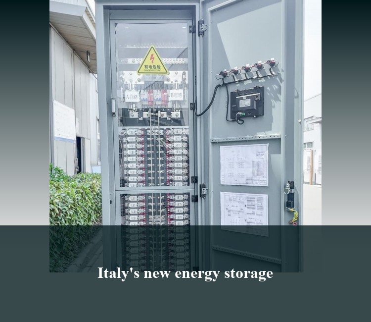 Italy's new energy storage
