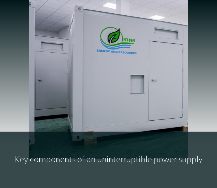 Key components of an uninterruptible power supply