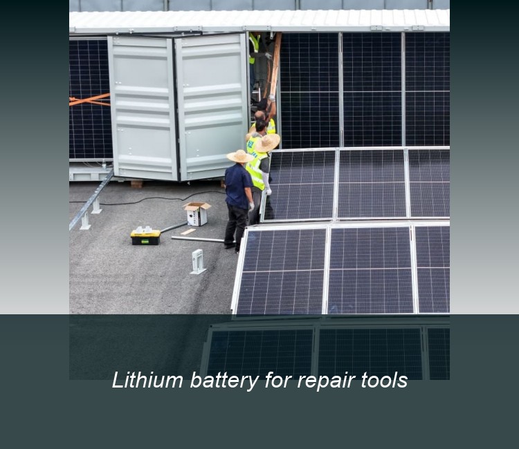 Lithium battery for repair tools
