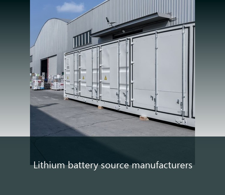 Lithium battery source manufacturers