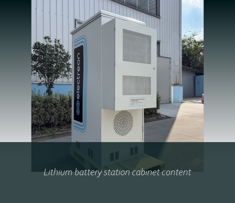 Lithium battery station cabinet content