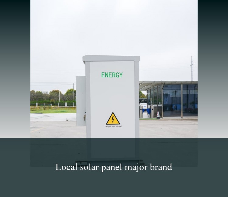 Local solar panel major brand