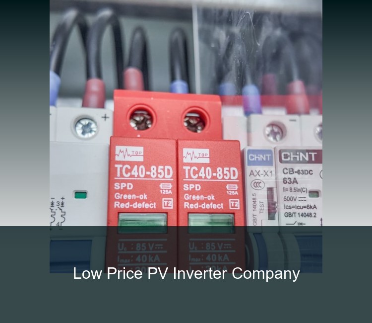 Low Price PV Inverter Company