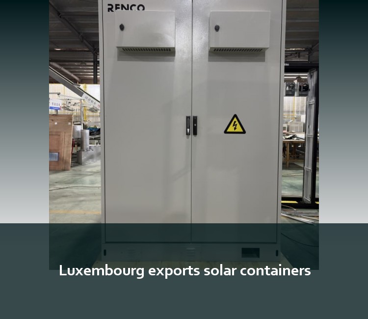 Luxembourg exports solar containers