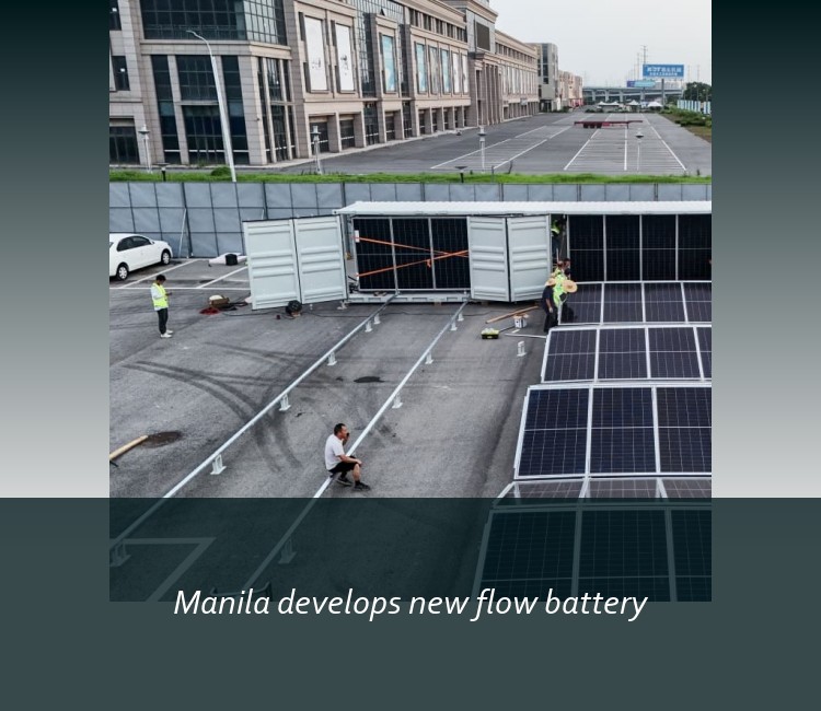 Manila develops new flow battery
