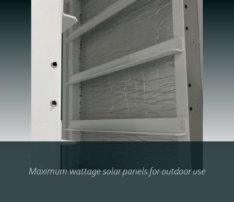 Maximum wattage solar panels for outdoor use