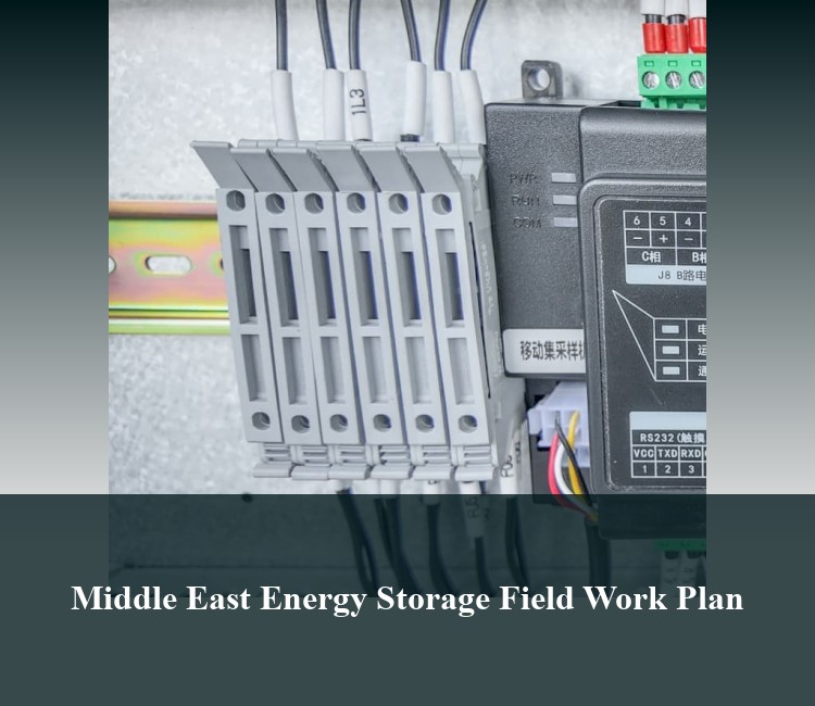 Middle East Energy Storage Field Work Plan