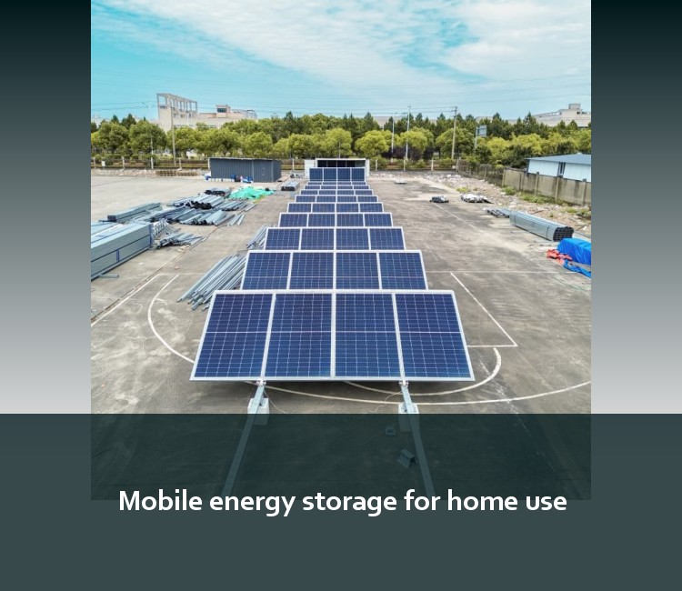 Mobile energy storage for home use