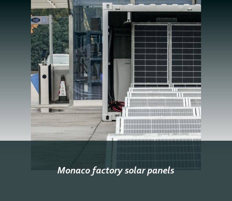 Monaco factory solar panels