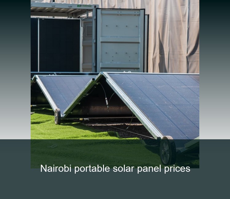 Nairobi portable solar panel prices