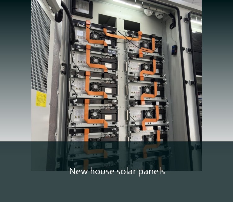 New house solar panels