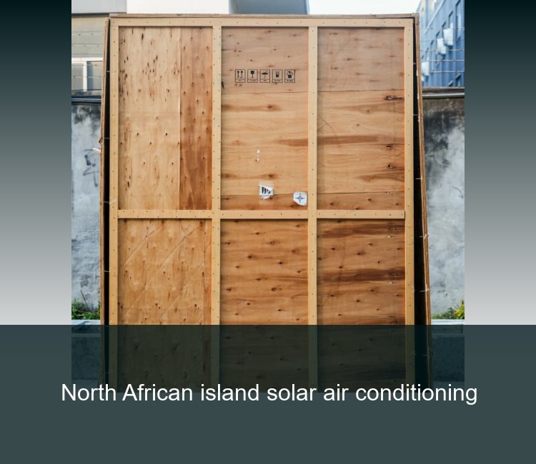 North African island solar air conditioning