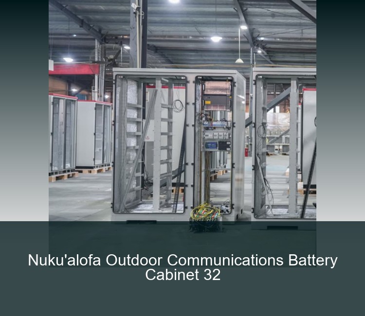 Nuku'alofa Outdoor Communications Battery Cabinet 32