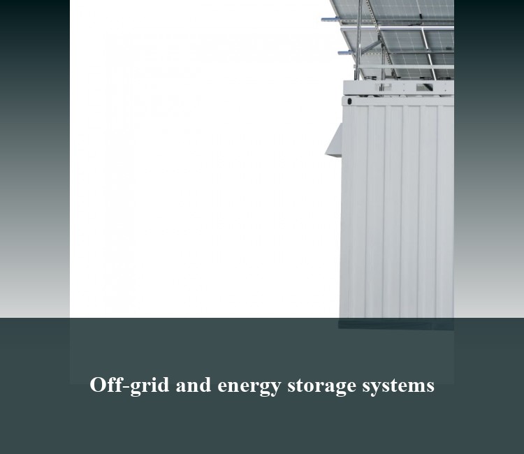 Off-grid and energy storage systems