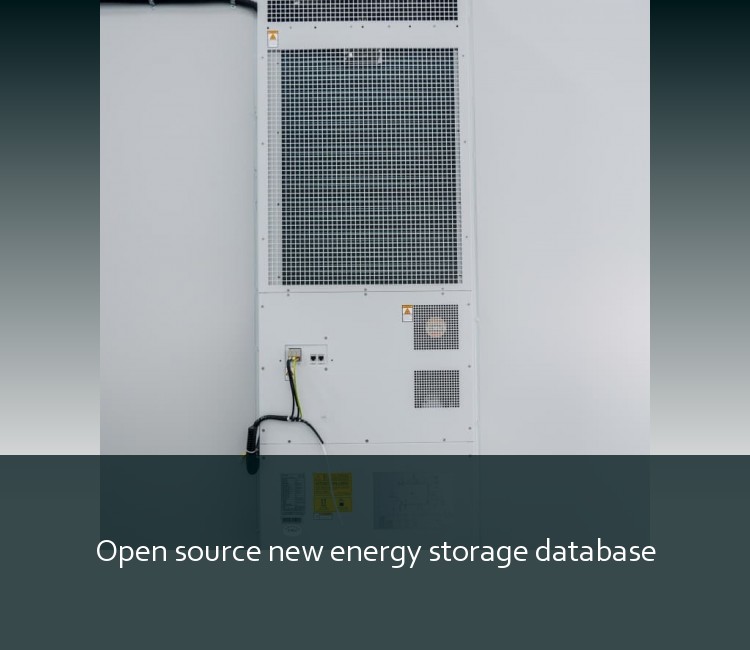 Open source new energy storage database