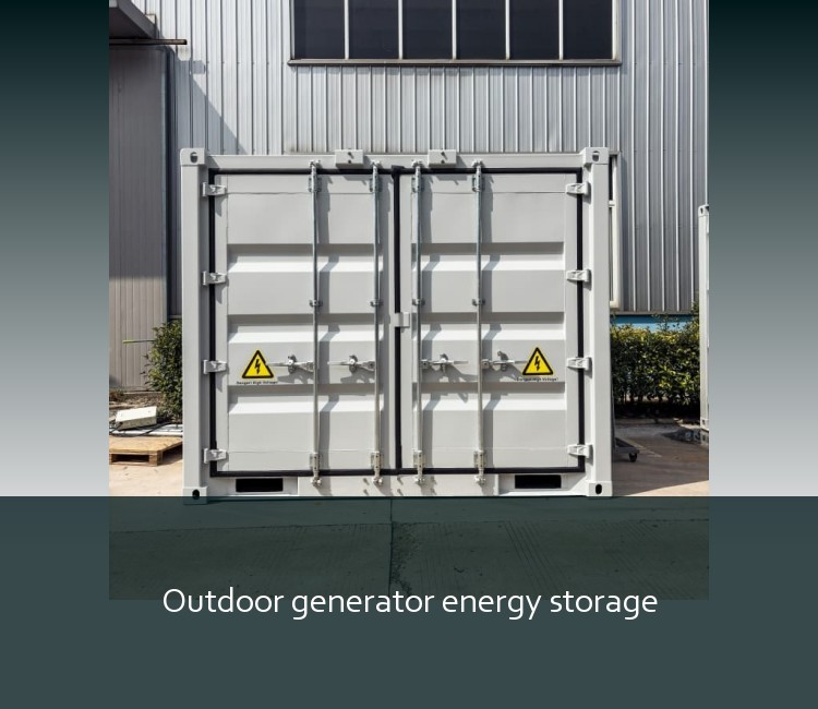 Outdoor generator energy storage