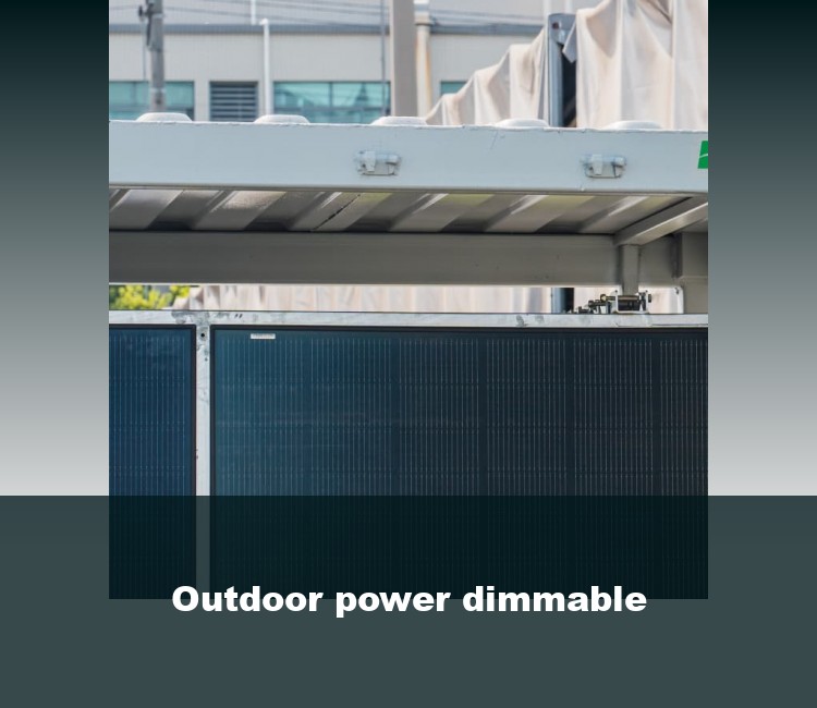 Outdoor power dimmable