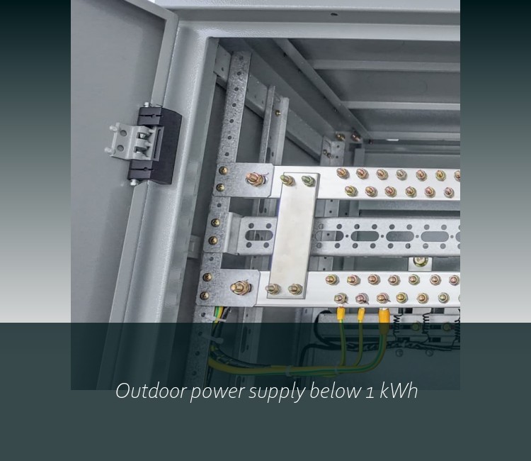 Outdoor power supply below 1 kWh