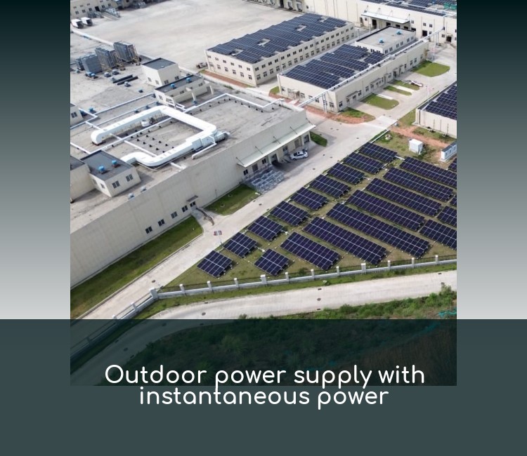 Outdoor power supply with instantaneous power